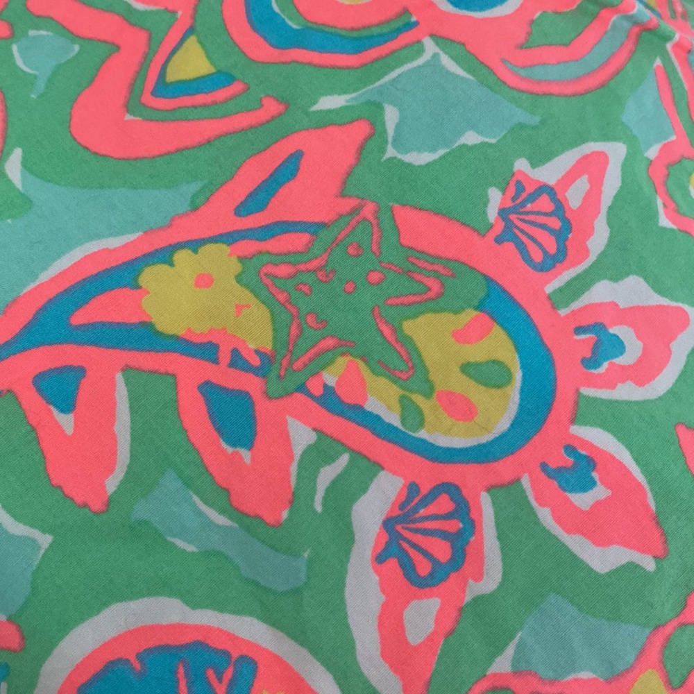 Lilly Pulitzer One Shoulder Dress Bright Blue - Picture 11 of 13